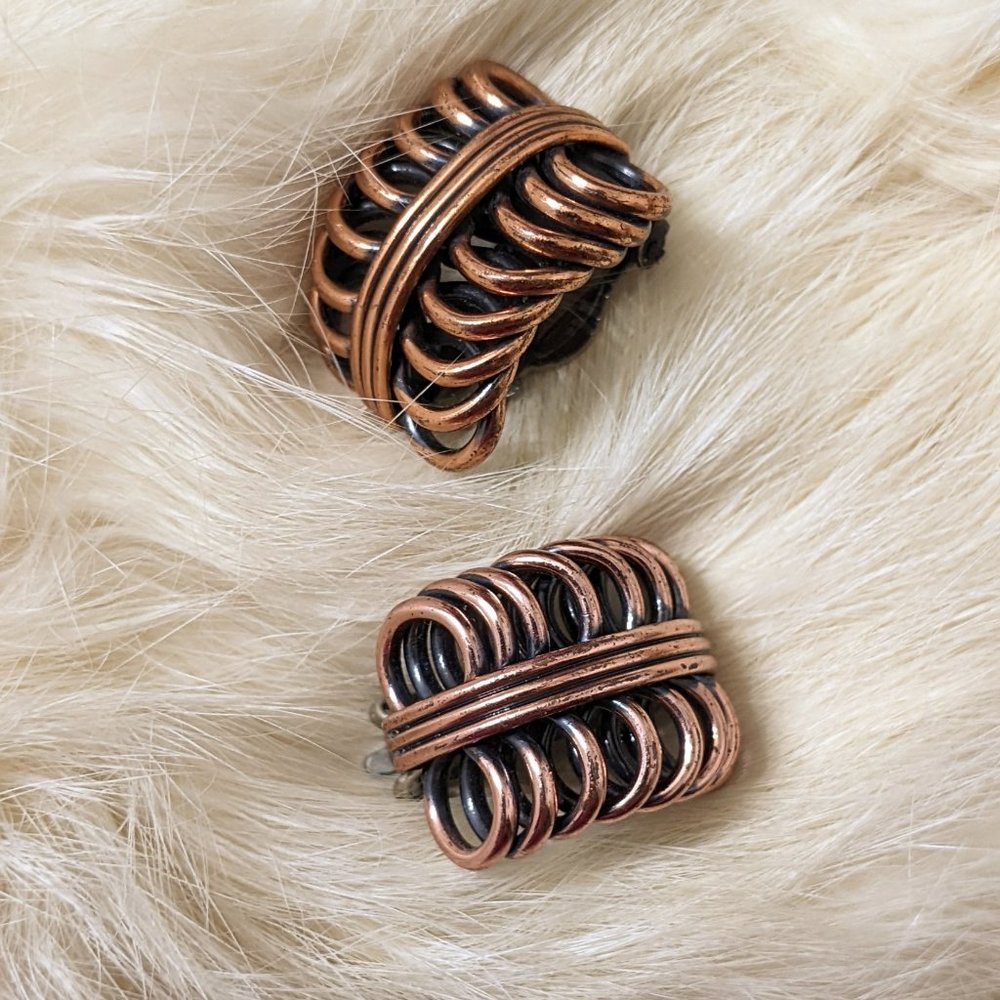 Vintage Copper Earrings